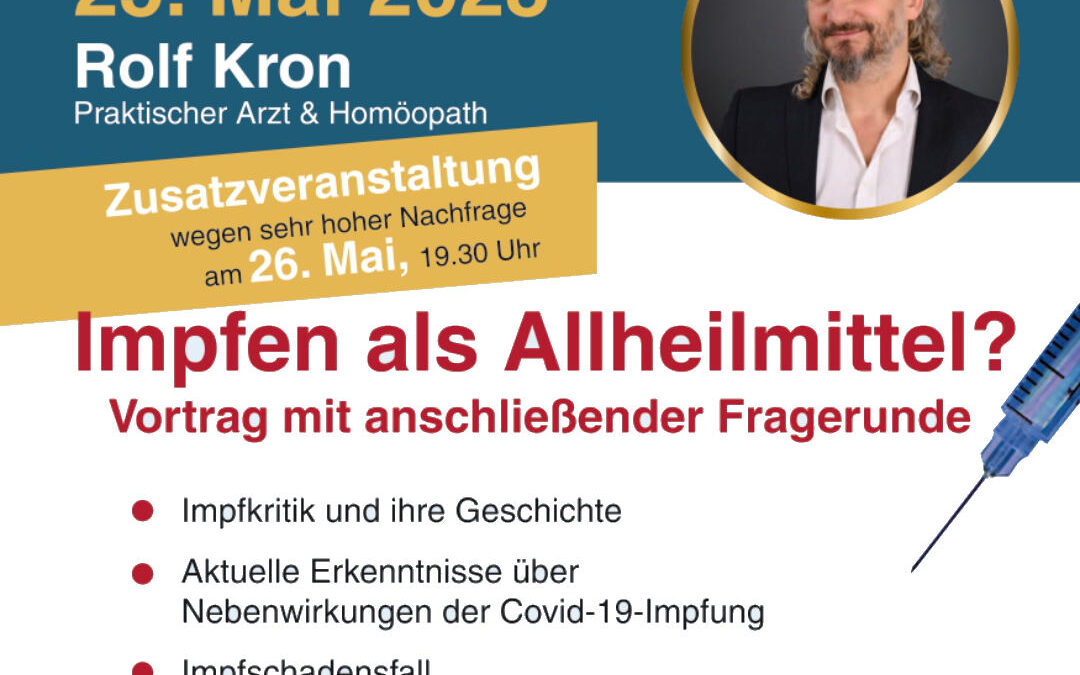 Impfen als Allheilmittel - Votrag Rolf Kron Deggendorf Miteinander